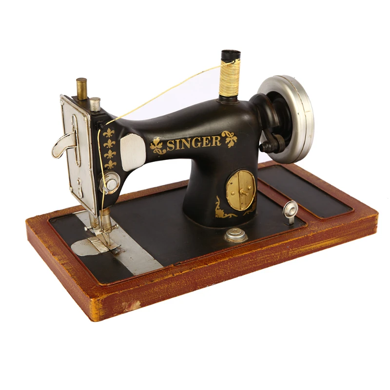 

Vintage vintage sewing machine model furnishings vintage furnishings decoration display window props