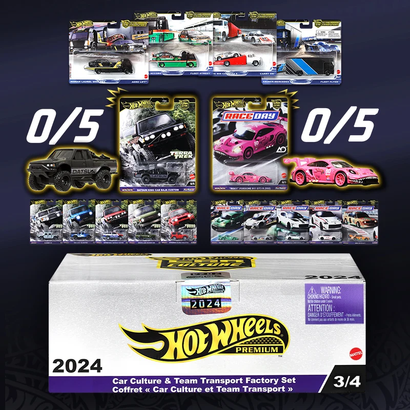 Mattel Hot Wheels 1/64 2024 Car Culture and Team Transport Chase