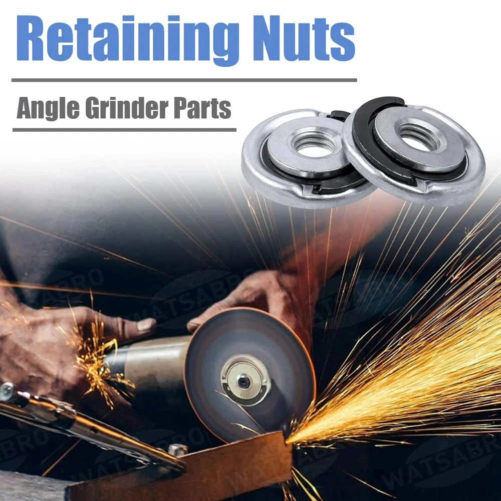 M14 Angle Grinder Quick Release Self-Locking Grinder Pressing Plate Flange Nut Power Chuck for Replacement/Fixing Cutting Discs - Image 5