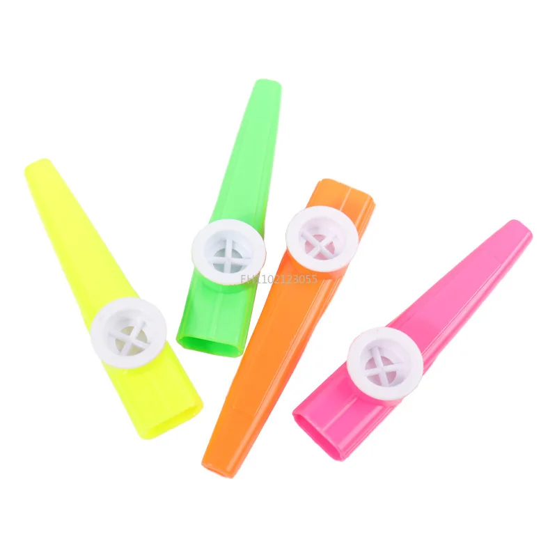 1PC Plastic Kazoo Mouth Flute Harmonica Musical Instrument Kids Educational Toys for Children Beginner Professional Guitar Gifts
