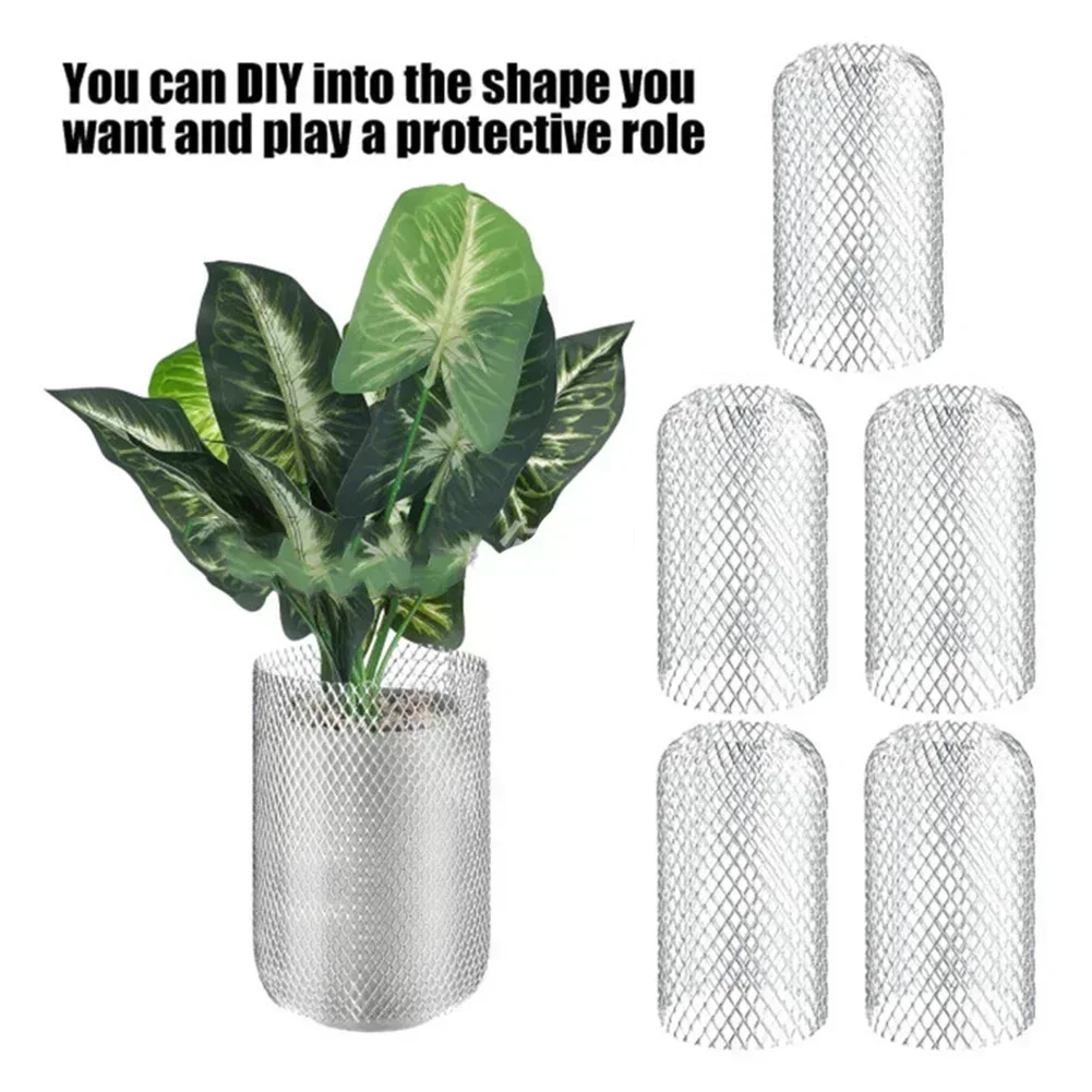 6.1m Mesh Aluminum Gutter Guard Covers Anti-Falling Net Screen Protection For DIY Cutting Leaf Rain Garden Eaves Net Shield