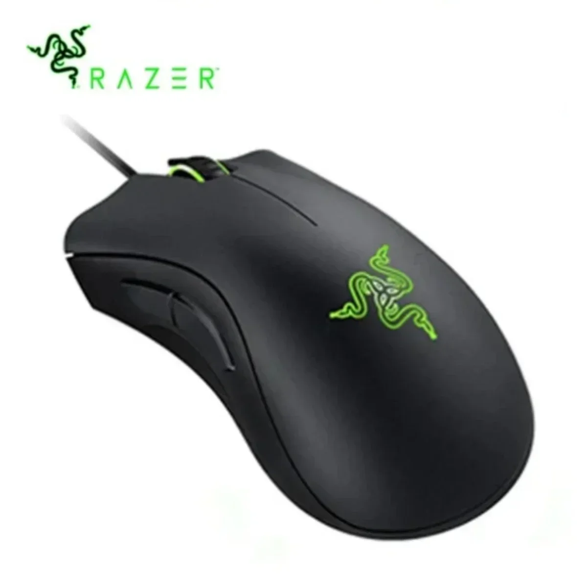 Razer rat n deathadder essential para juegos con cable sensor ptico de