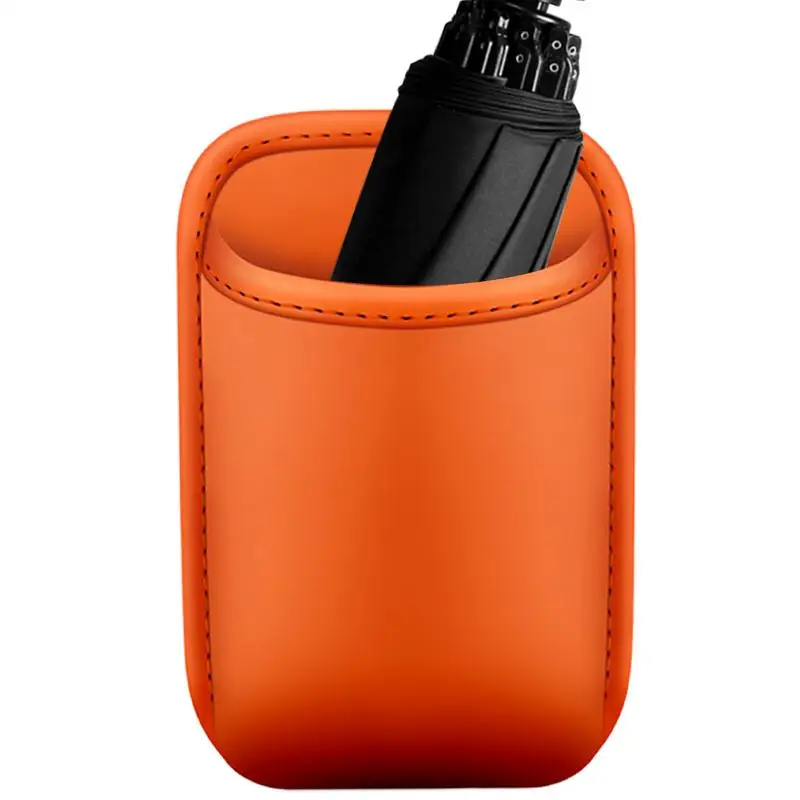 Cup Holder For Car PU Car Seat Cup Organizer Bag Shock Resistant Spill-Proof Multifunctional Vehicle Storage For Umbrella Phone