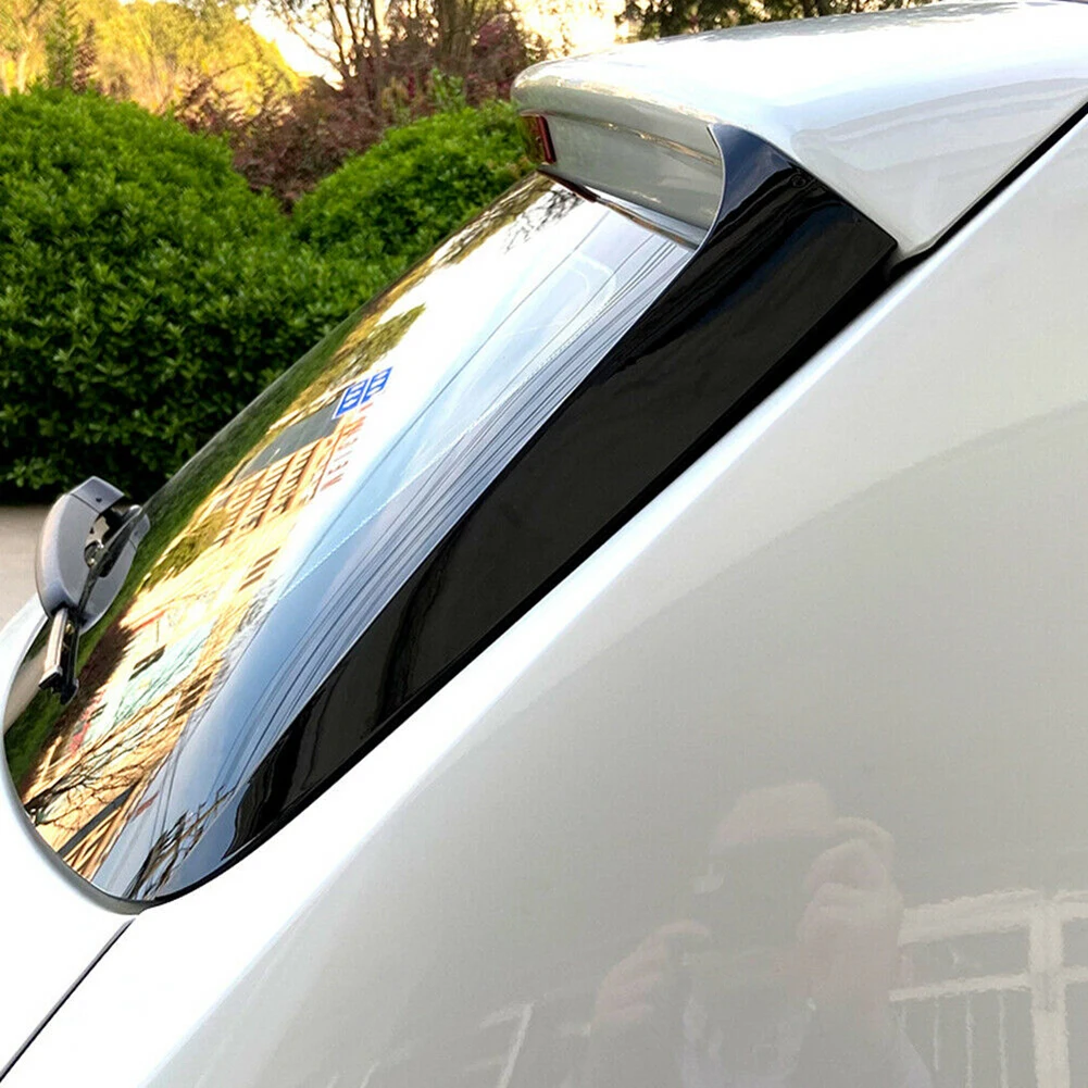 

2 Pcs Rear Window Spoiler Replacement Parts Side Wing Trim Cover Accessories Compatible for BMW X3 F25 2011-2017 Years