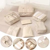 Suitcase Packing Cubes Portable Fold Wardrobe Travel Organizer Storage Bags  Luggage Clothes Shoe Pouch With Makeup Bag 6