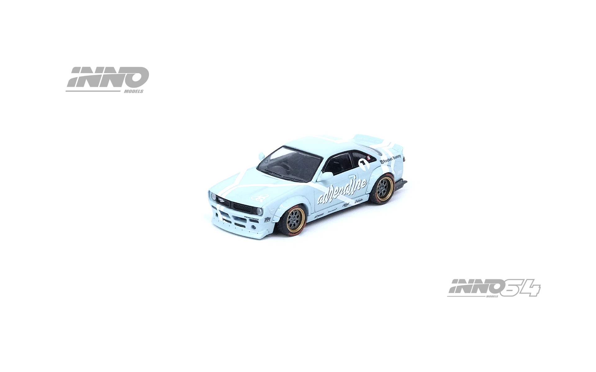 Предпродажа в апреле INNO 1/64 NISSAN SILVIA S14 ADRENALINE Rocket Bunny литая модель автомобиля |