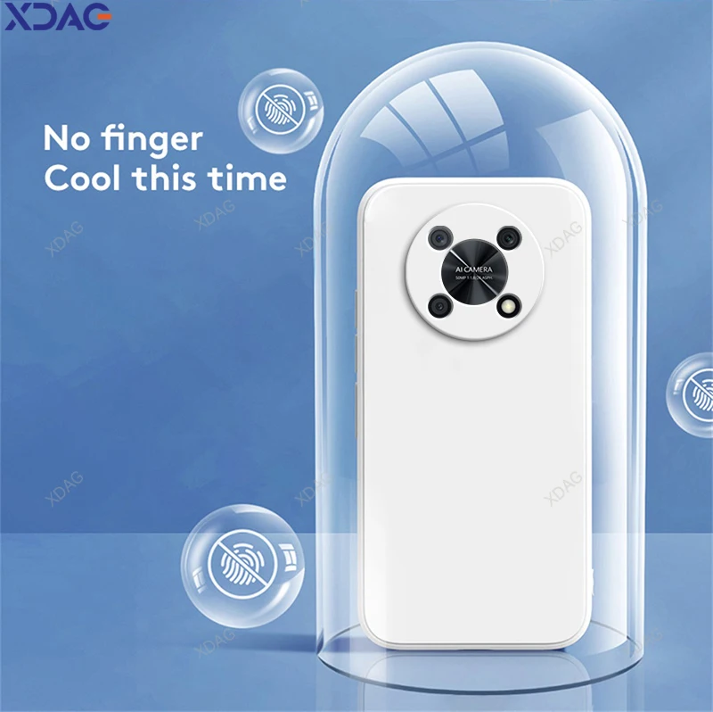 Premium Square Silicone Soft Phone Case with High-Quality Flocking