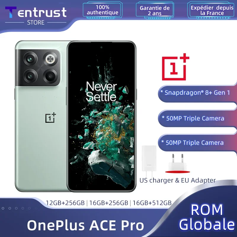 Versión global OnePlus 10 Pro 5G 8/12GB 128/256GB teléfono inteligente 48MP  cámara Hasselblad Snapdragon 8Gen1 6.7 120Hz pantalla AMOLED