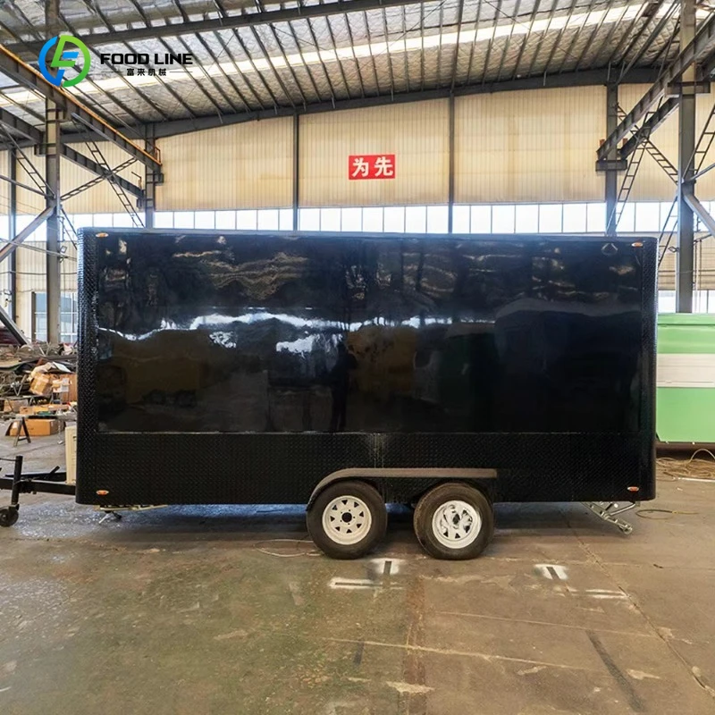 Carrello per il gelato Carrello per alimenti Forniture per hotel Prodotti per ristoranti Rimorchio da palcoscenico mobile Rimorchio per alimenti Attrezzatura per la ristorazione - immagine 4