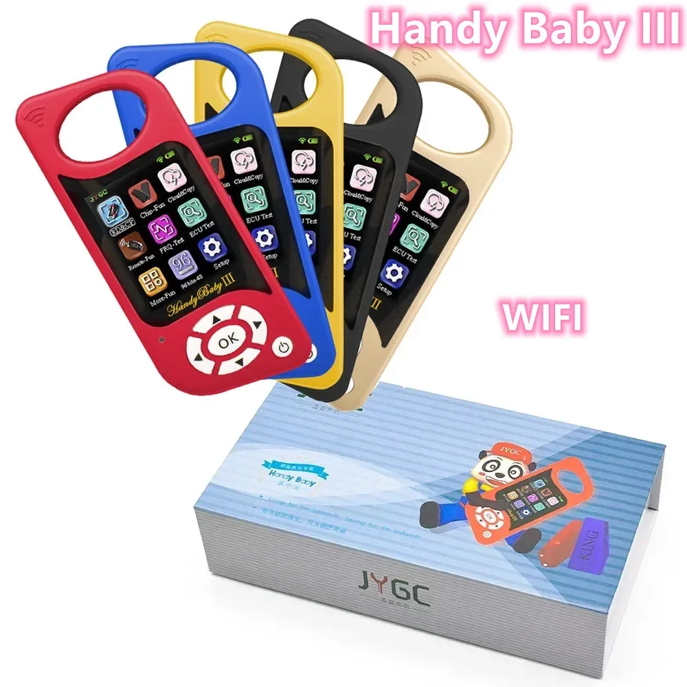 

Best JMD Handy Baby III 3 Auto Key Programmer Tool Free 96 Bit 48 Function Wifi Version For 4D/46/48/G/King Chip Red Chips A++