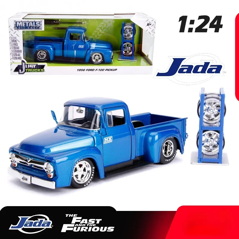 

1:24 1956 Ford F-100 Pickup Modified Classic Car High Simulation Diecast Car Metal Alloy Model Car Toys For Kids Gift Collection