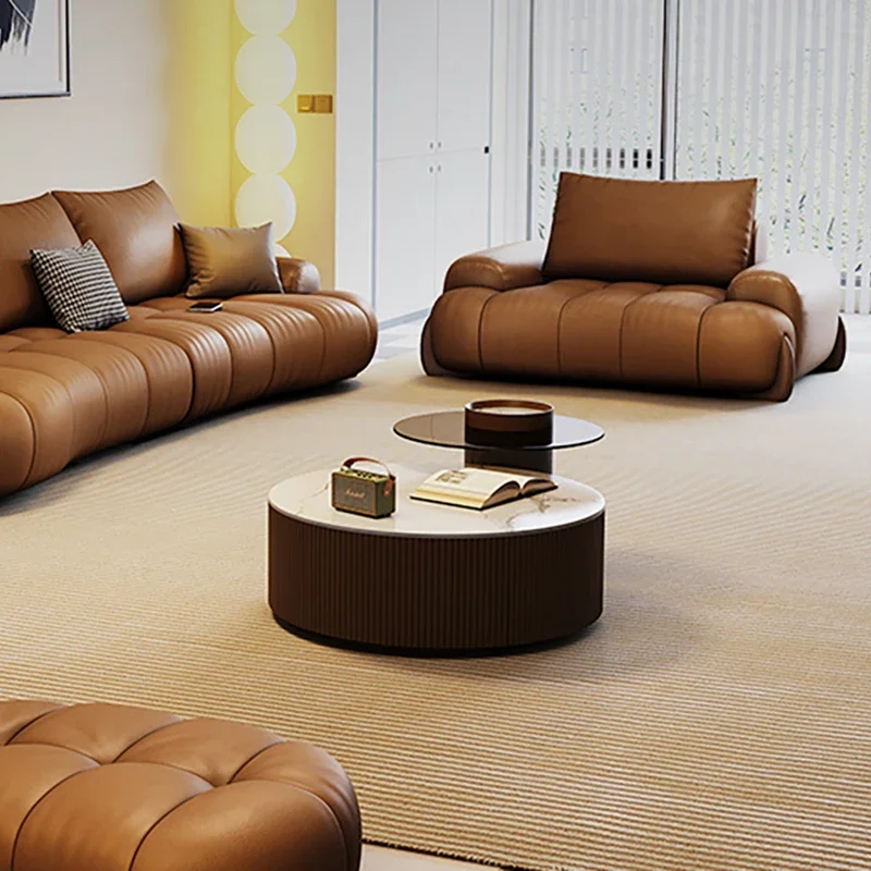 

Luxury Modern Sofas Living Room Vintage Nordic Office Nook Industrial Armrests Leather Sofa Bubble Arredamento Home Furnitures