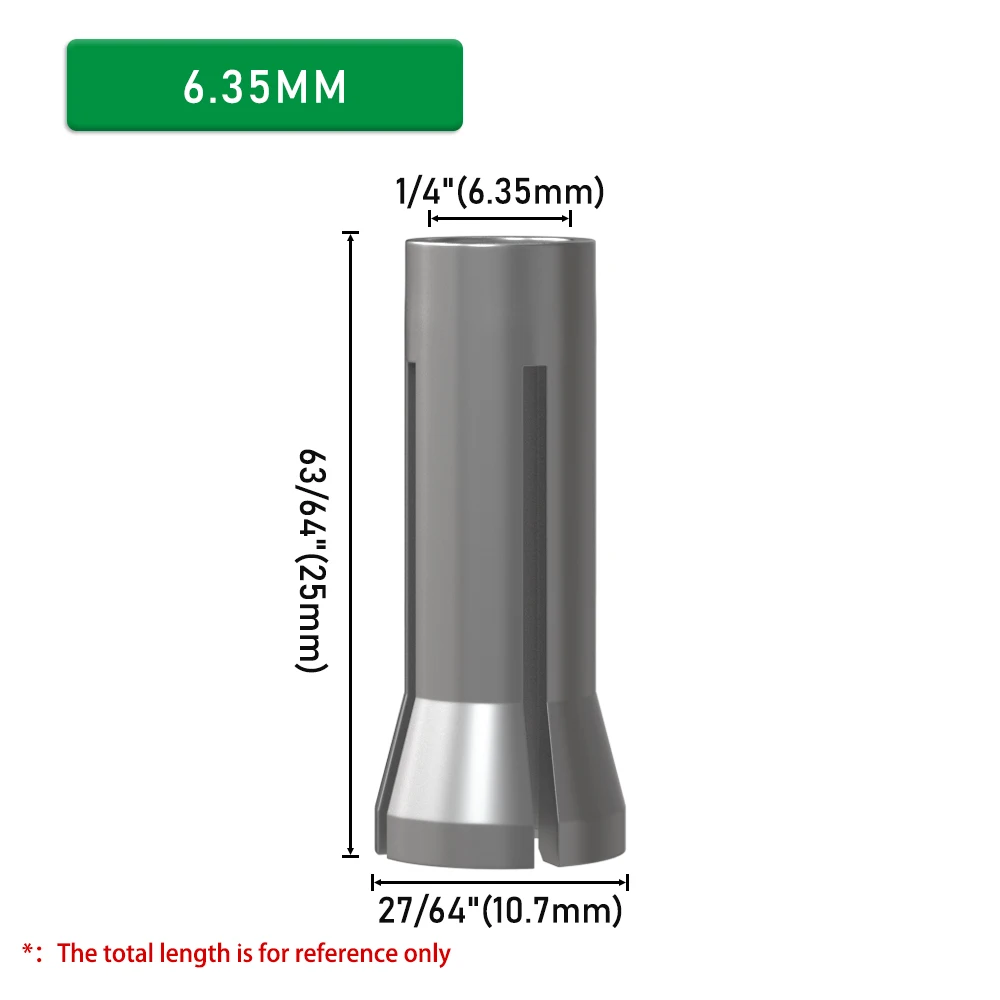 LAVIE M14 6mm 1/4 1/8 Graviermaschinen-Spannzangenmutter Fräserzubehör MC04009T3A – Detail 8
