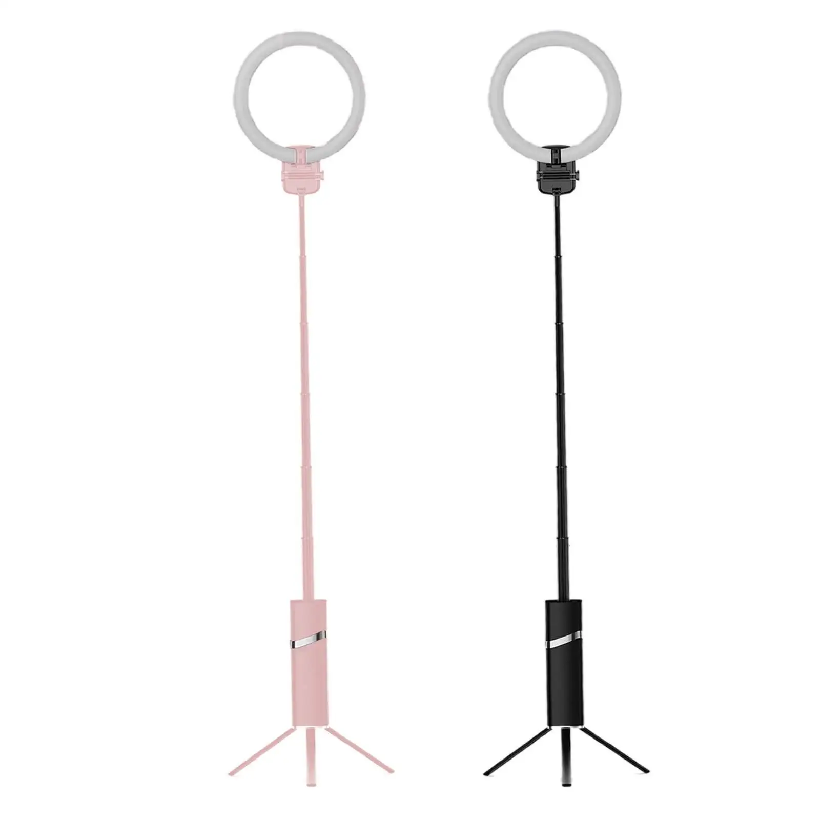 

10" Selfie Ring Light with Tripod Stand Phone Mount Save Space Extendable for Meeting Makeup Photography Video Recording Tik Tok