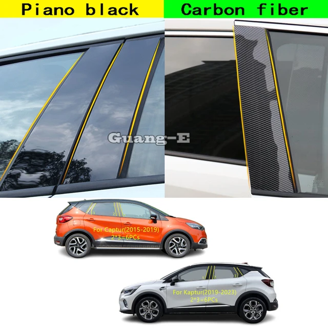 Für skoda kamiq/gt 2021 2023 2011-2015 Auto PC Material Säulen pfosten  abdeckung Tür verkleidung Fenster leiste Aufkleber platte Teile 8St