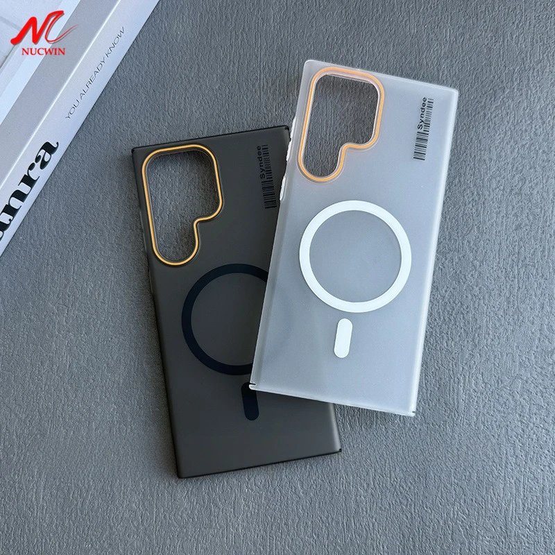 Enhanced Matte Magnetic Phone Case with Translucent PC Cover