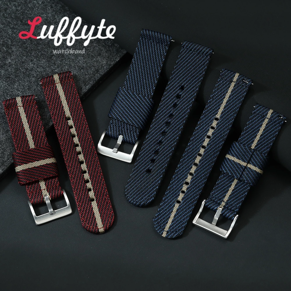 Versatile Quick Release Nylon Watch Strap - Durable Military Sport Bracelet