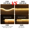 FOB COB LED Strip Lights 12V 2M 3M 5M High Density Flexible Diode Tape Light 3000K 6000K Linear Dimmable 12 Volt Home Decoration 4