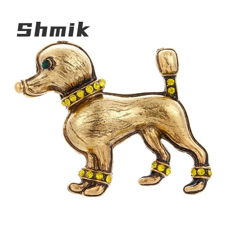 Animal Dog Brooches Unisex Women And Men Jewelry High Quality Pin Dog Muttley Dachshund Brooch Pin For Kids Gift