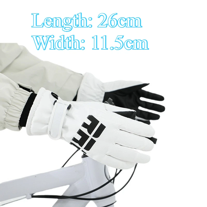 Non Slip Touch Ski Gloves Waterproof Warm Winter Sports Gloves Men's and Women's Gloves Snowboard Accessories 6