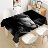 Johnny Hallyday Tablecloth Oxford Fabric Rectangular Dust-proof Table Cover For Party Home Decor TV Covers 5