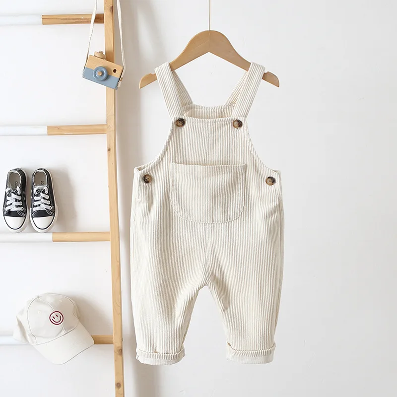 Corduroy Baby Jumpsuits Boys Overalls