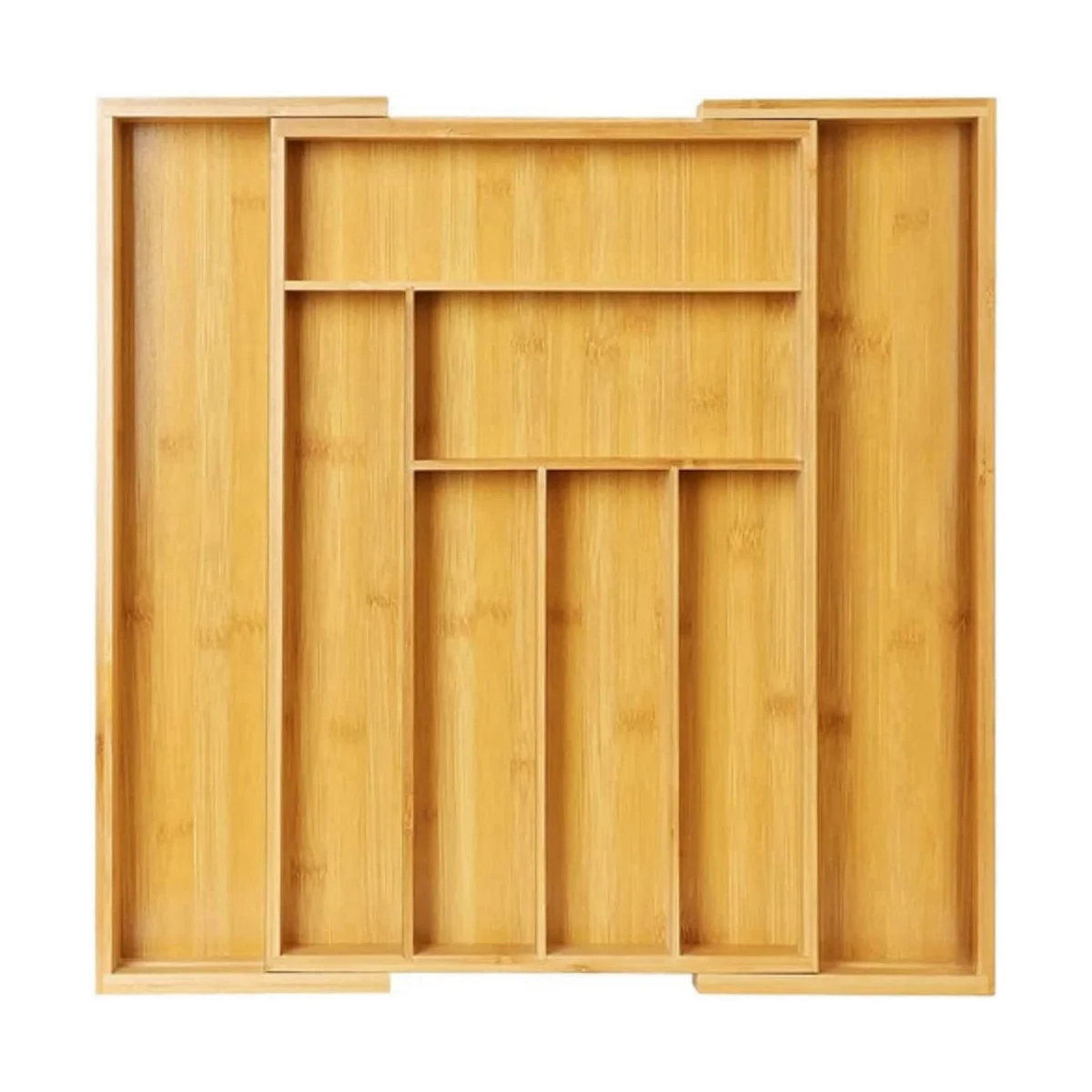 

Bamboo Expandable Drawer Organizer, Silverware Organizer