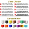 Personalized Embroidery Makeup Bag Portable PU Saffiano Leather Waterproof Toiletry Cosmetic Kits for Man Woman Custom Name Logo 3