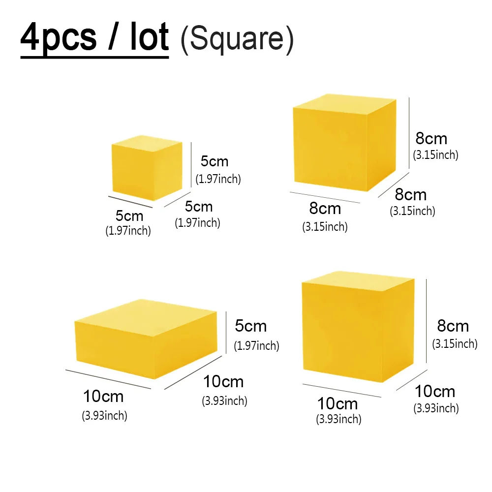 4 pcs Yellow set S