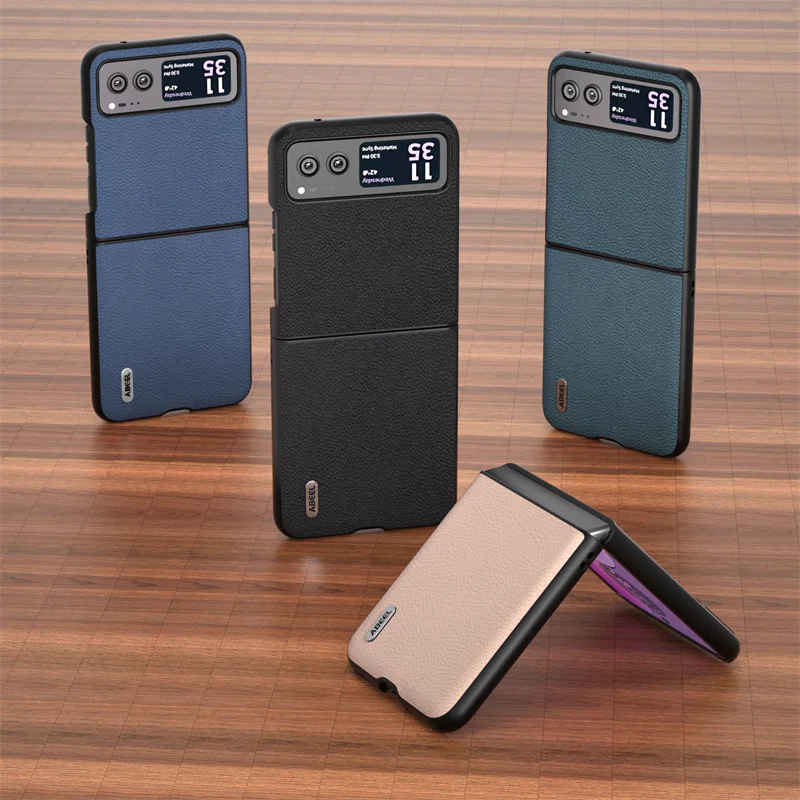 Custodia Per Telefono Originale Per Motorola Razr 40 Custodia Litchi Pattern Dermal Cover Posteriore Per Motorola Moto Razr 40 Cover