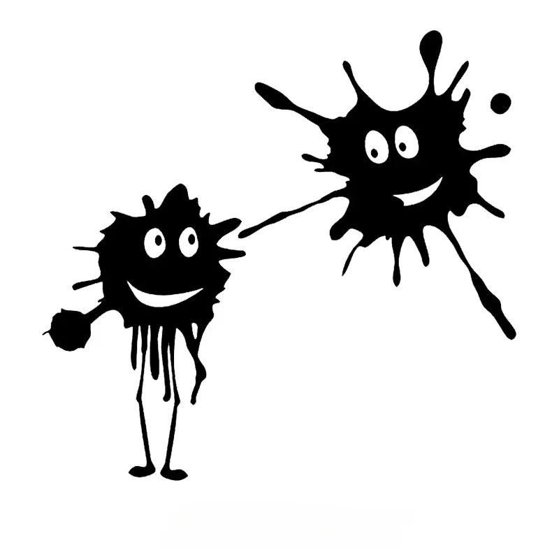 

Merry Blots funny car sticker vinyl decal white/black for auto car stickers styling decoration 15cm*14.3cm
