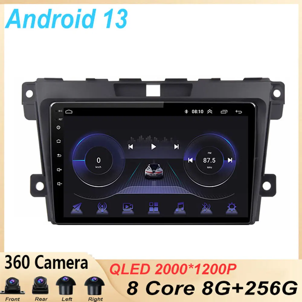 

For Mazda CX-7 CX7 2008 - 2015 android 13 Car Radio Multimedia Navigation GPS Video Player Android tablet no 2 din BT5.0