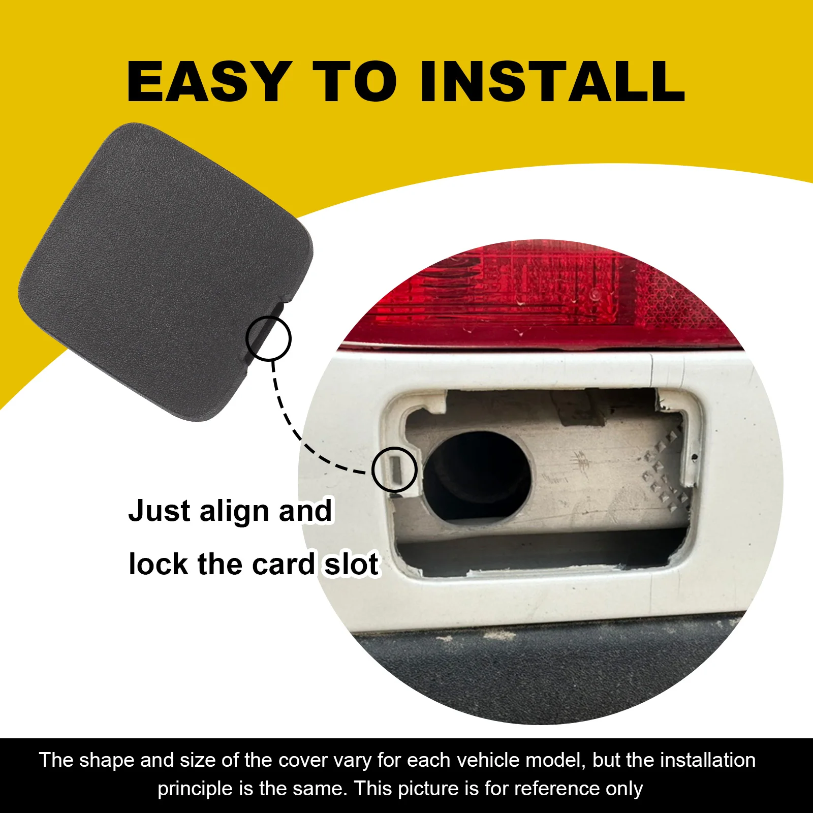 Rear Bumper Tow Hook Cover Cap Fit For Volvo XC40 31449335 Trailer Cover Cap Car Accessories
