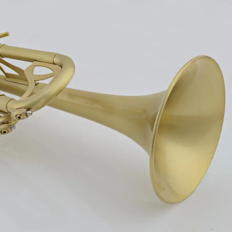 Jinbao Trumpet Musical Instrument Brushed Matte New Professional Grade Trumpet Challenger S JBTR-450 Gold Genuine