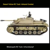 3868 Large Remote Control Assault Tank F/8 No.3 TK7.0 Airsoft BB Shooting 1/16 Scale RC  Military Vehicle Truck Collection Model 3