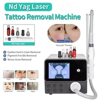 Meilleure machine de suppression de tatouage au laser Q-Switched ND Yag 755nm 1064nm 532nm 1320nm, machine laser Pico 2
