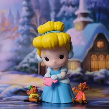 Disney Fairy Tale Cinderella Action Figure Toys Princess Cinderella Anime Figure Dolls Collection Model Birthday Girls Gifts