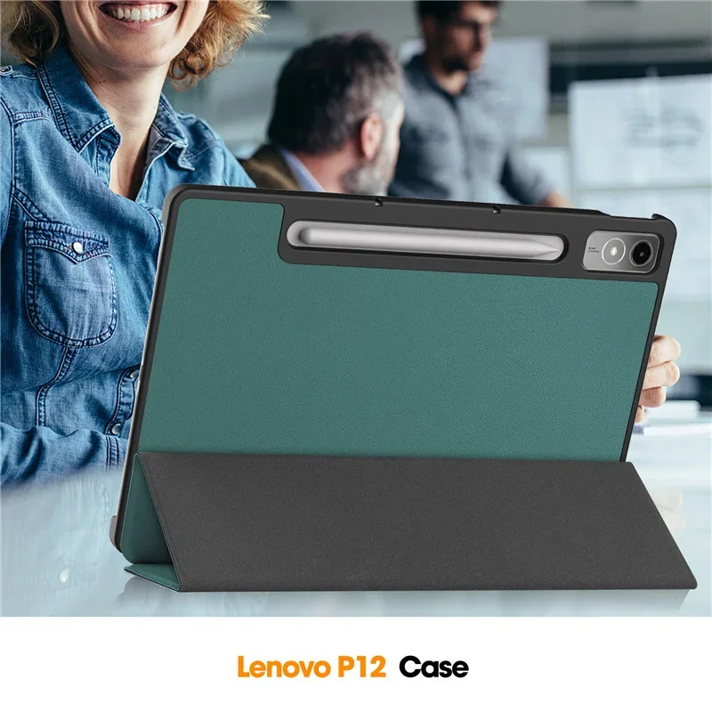 Capa de Proteção Magnética Rígida para pc Estojos para Tablet Lenovo Tab P12 Xiaomi Pad Pro 127 em 2023 - Imagem 5