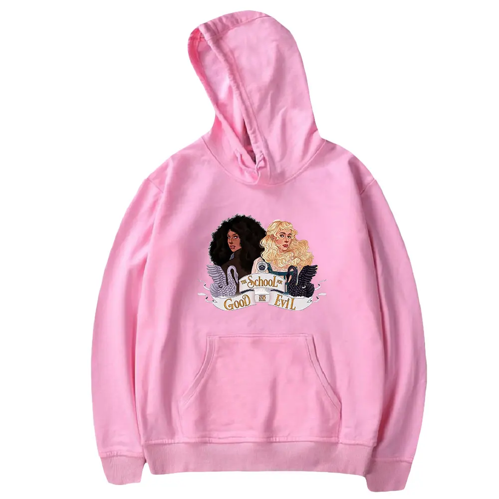 The School for Good and Evil Movie Hoodie Long Sleeve Women Men Sweatshirt Harajuku Streetwear Casual Style Clothes