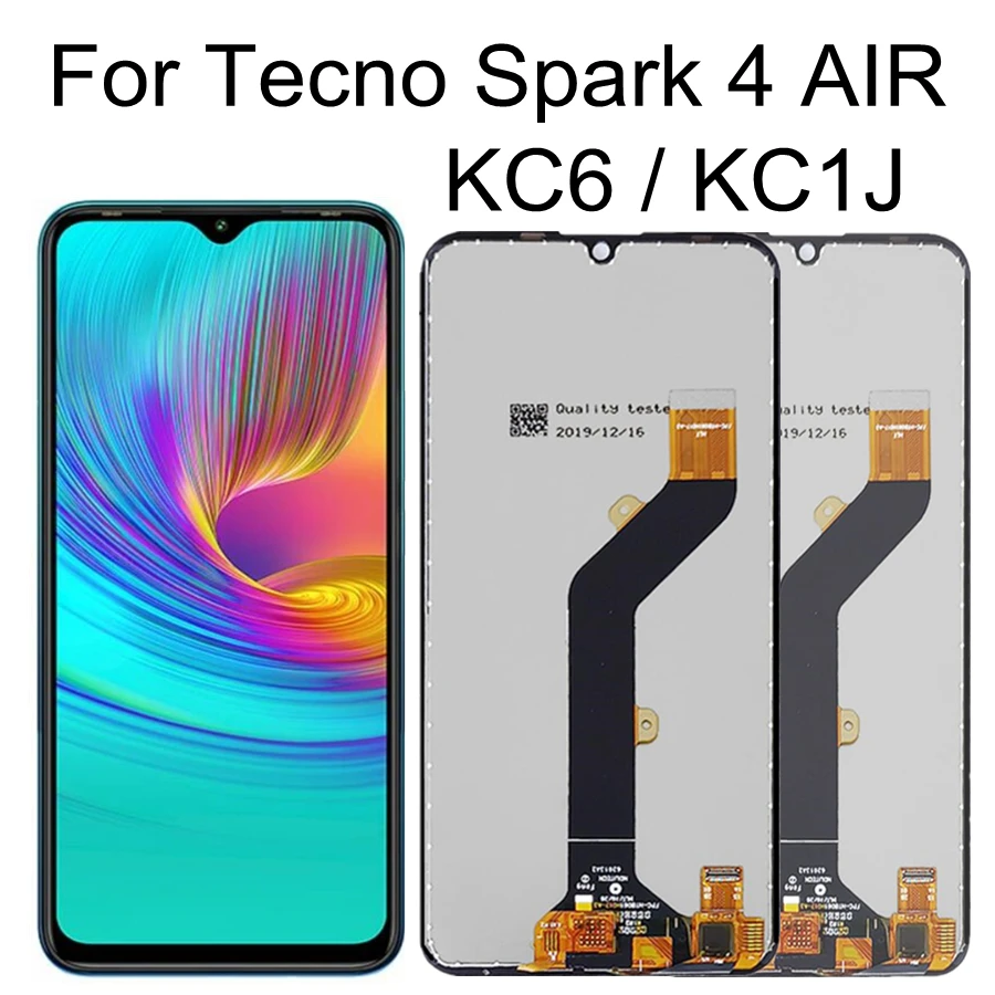 

6.10 ЖК-дисплей для Tecno Spark 4 Air KC6/KC1J, ЖК-дисплей, замена для ЖК-дисплея Spark4 Air