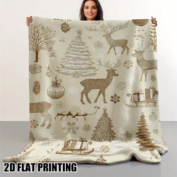 Ultra-Soft Luxury Christmas Flannel Blanket 1