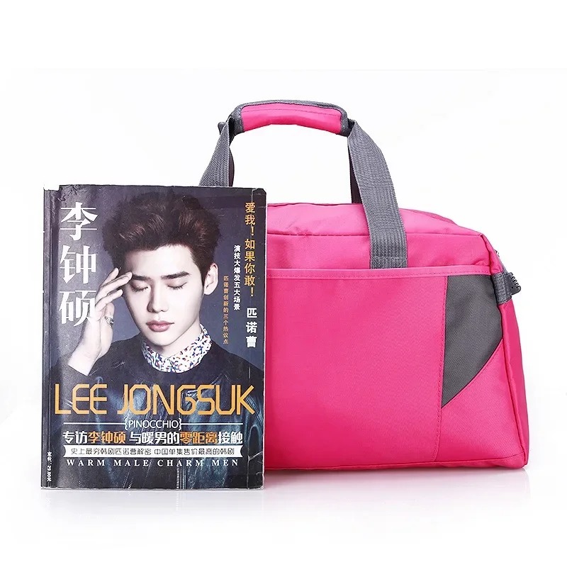 

Водонепроницаемая вместительная сумка из ткани Оксфорд, Спортивная дорожная сумка контрастных цветов для йоги, фитнеса, чемодан