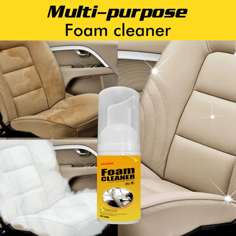 

150/100ML New Foam Cleaner Multi-Functional Car House Seat Interior Care All-Purpose Cleaning Agent Auto Accessories