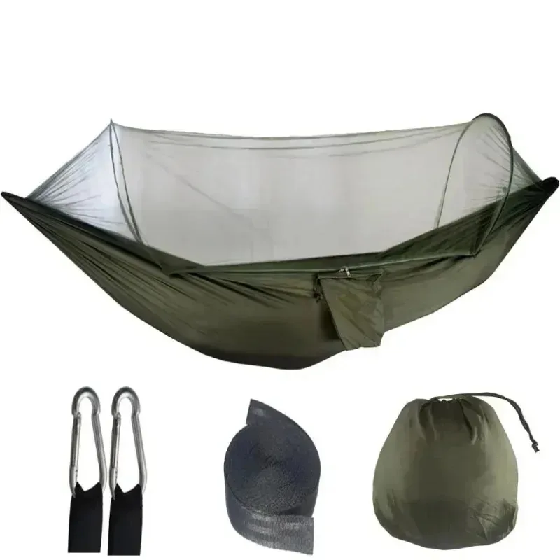Portable Outdoor Parachute Hammock with Net for Camping Portable Outdoor Parachute Hammock with Net for Camping