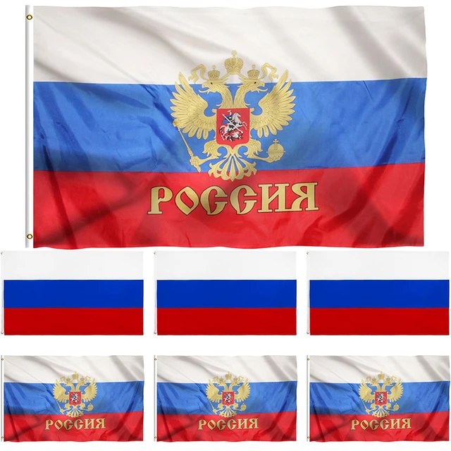 Russian Federation Flag 90x150cm Hanging big rus ru russia National flags  No Fade Polyeste for Festival