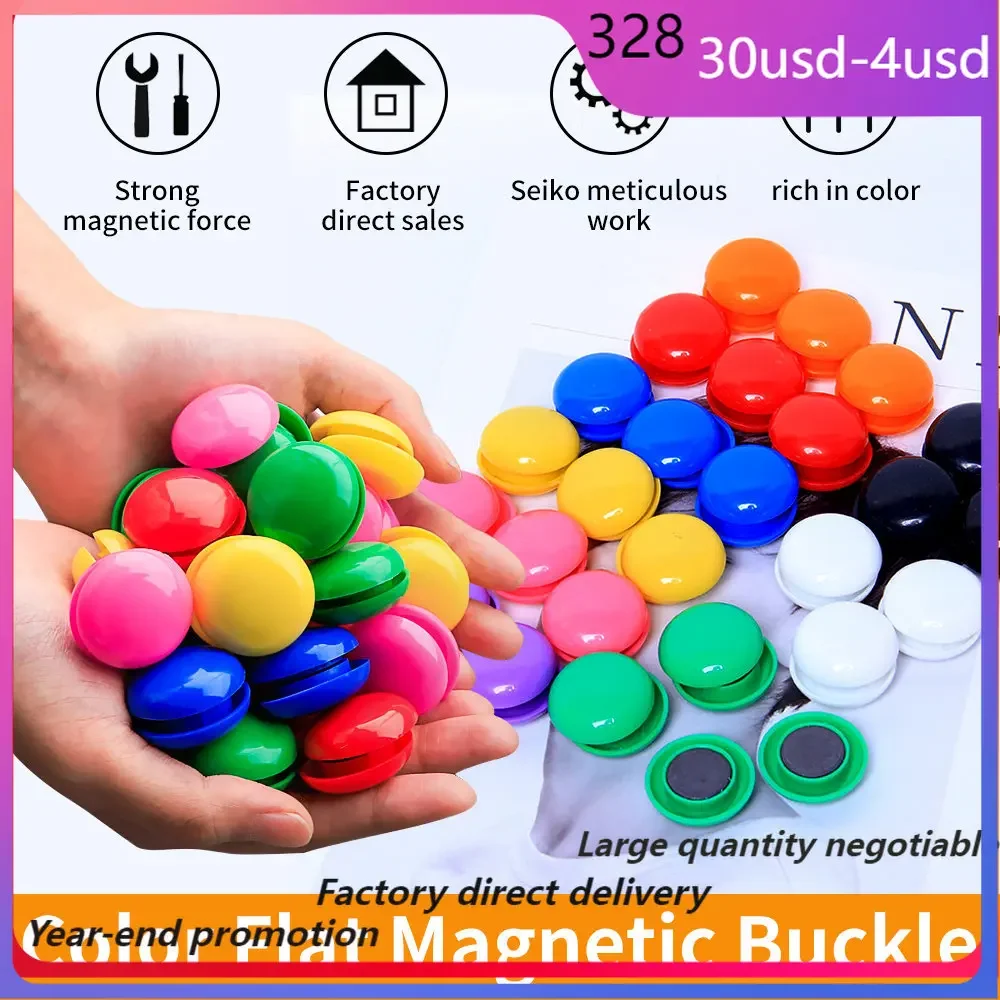 

D30mm Magnetic Bead Magnet Fridge Pin Magnets Round Whiteboard Blackboard Refrigerator Push Door Stickers Chess