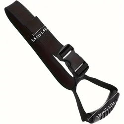 Ergonomic Car Door Handle Assist with Adjustable Nylon Strap and Secure Buckle - Interior Safety Accessory (1pc)