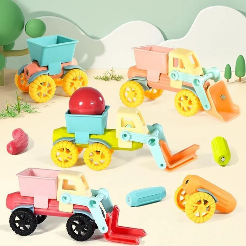 

Magnetic Stick Building Blocks Constructor Set Magnetic Designer Assemble Car Toys Montessori Educational Toys For Kids