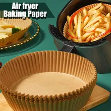 Kitchen Air Fry Paper Oil-proof Airfryer Baking for Plate Oven Pad Paper Disposable Paper Air Fryer Liner Special Accessories