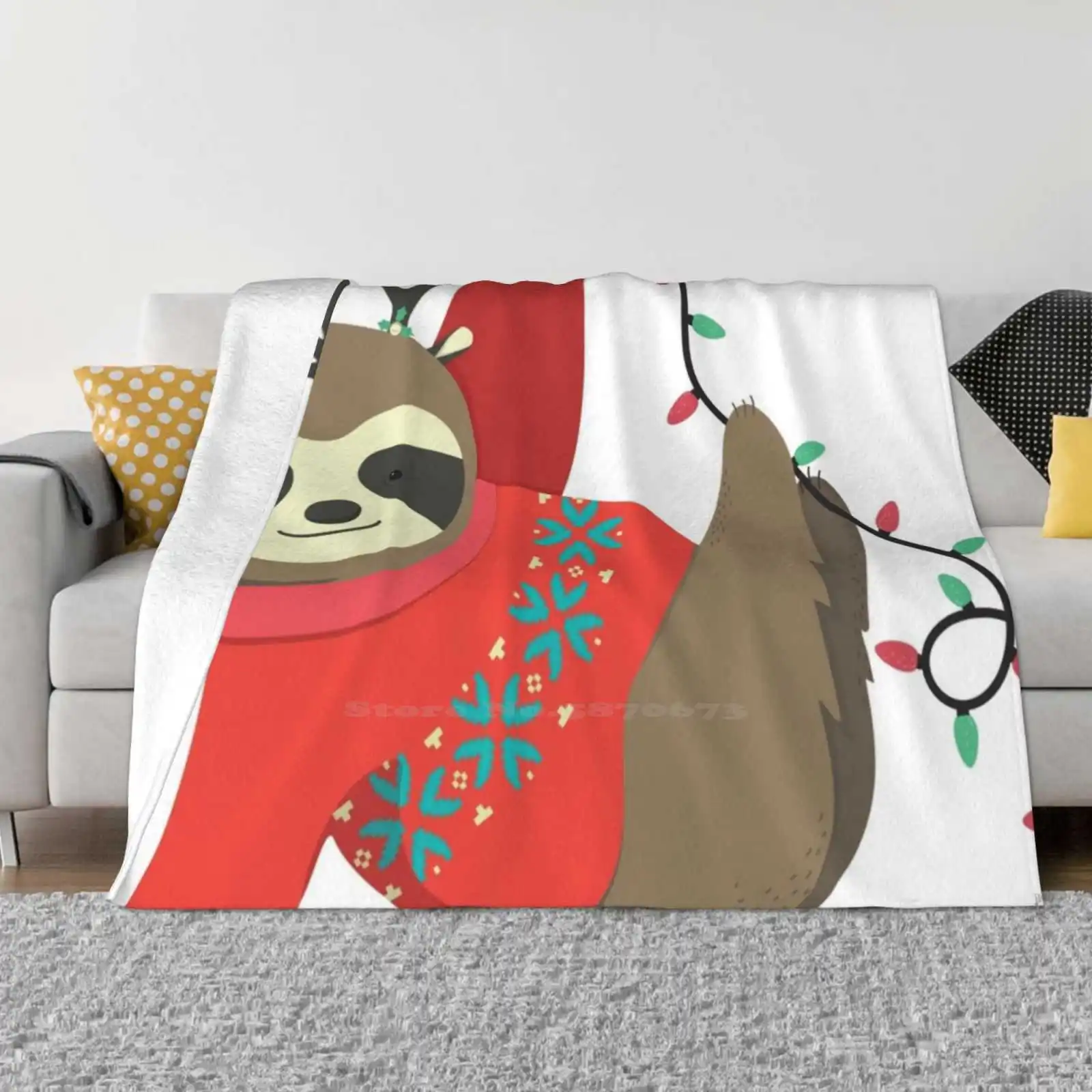 

Веселые слюнявчики-Рождественская фотография мягкое теплое переносное одеяло для путешествий сезоны приветствия Веселые животные зоопарк веселая девушка